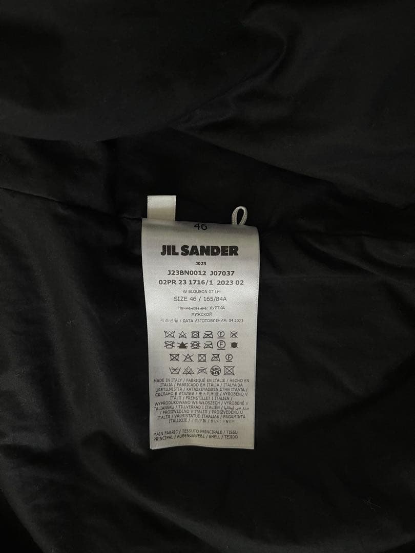 【Dai】jil sander ジルサンダー レザージャケット