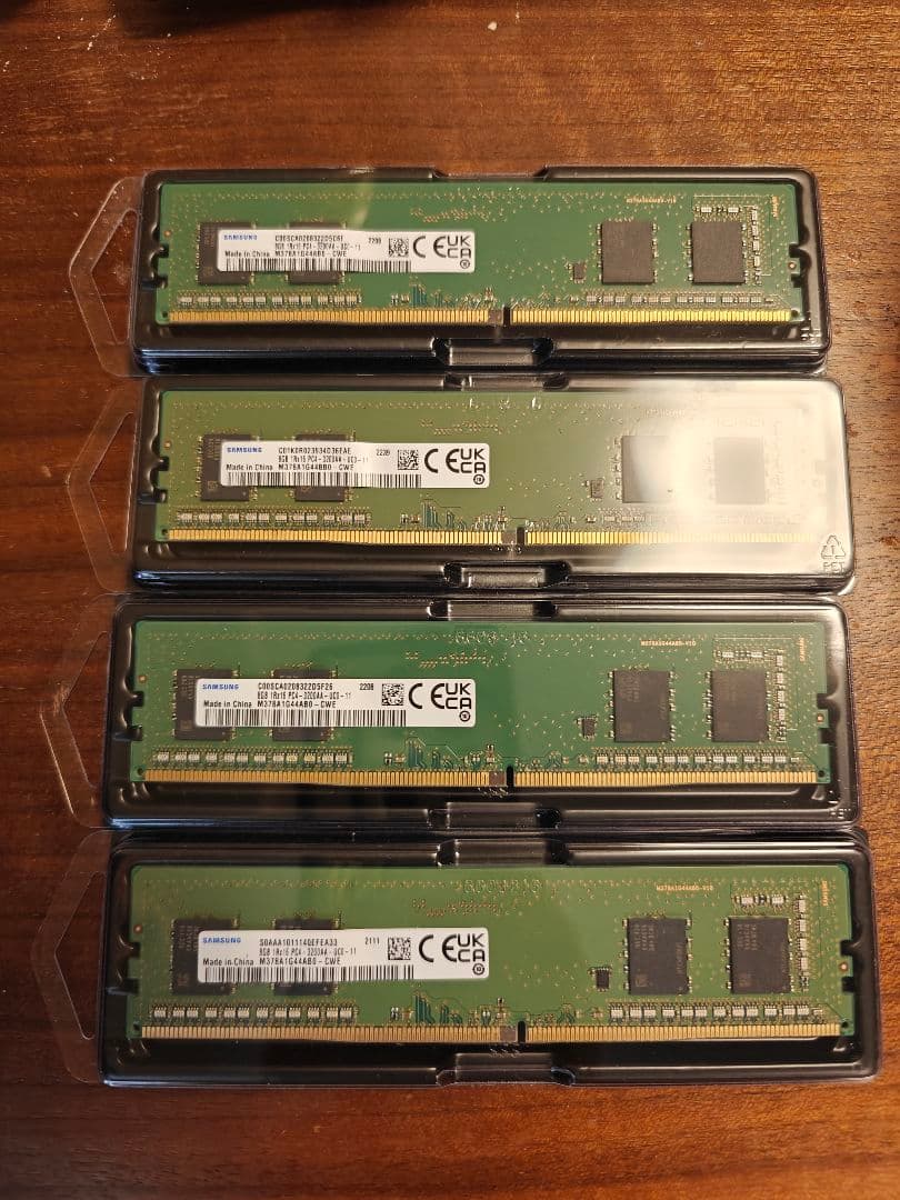 メモリ Samsung DDR4 3200 8GB 4枚セット(32GB)