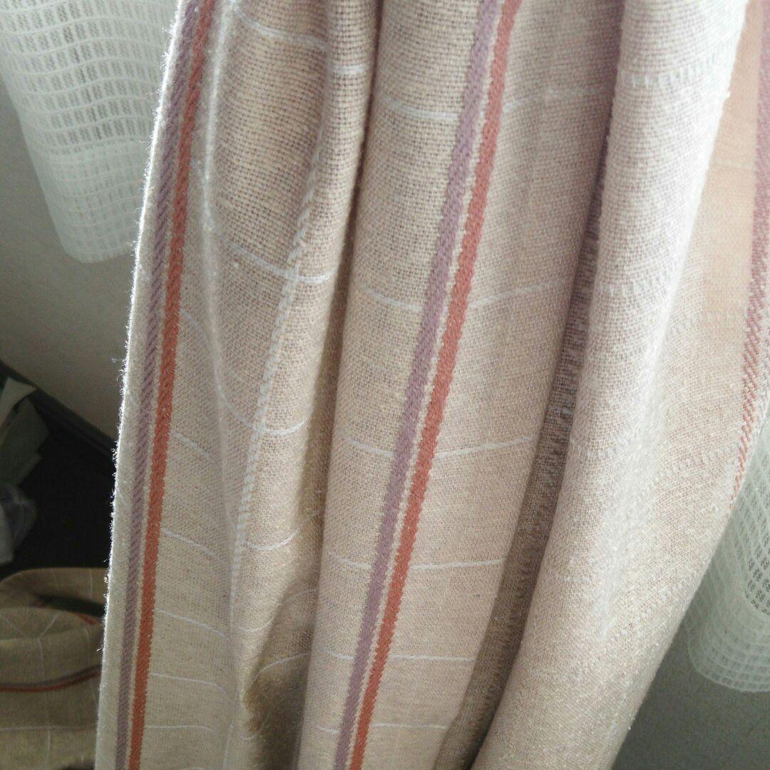 値下 特注 大型カーテン105X204cm-2枚
