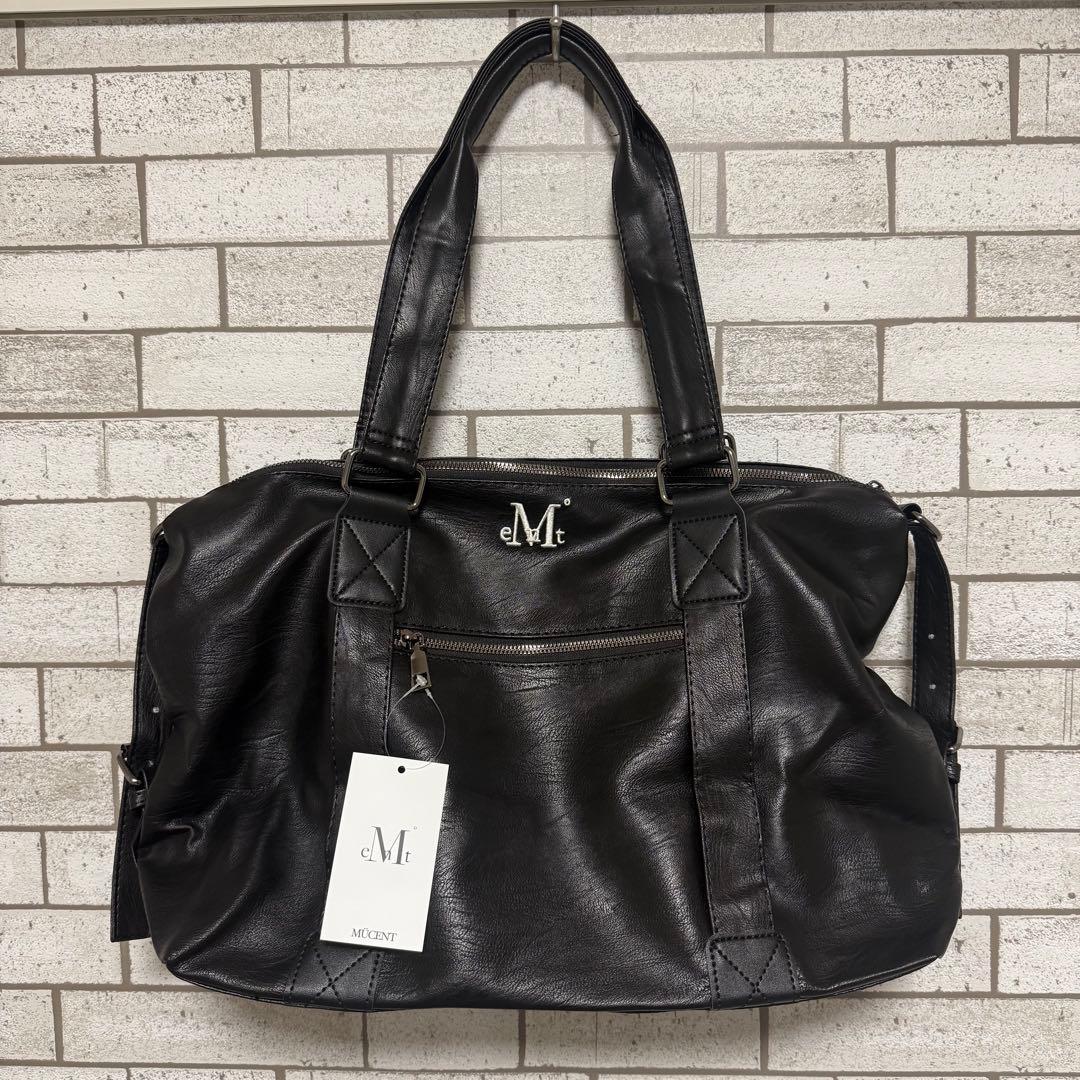 【すぐ発送】韓国 MUCENT ムセント プライムリンクルレザートートバッグ