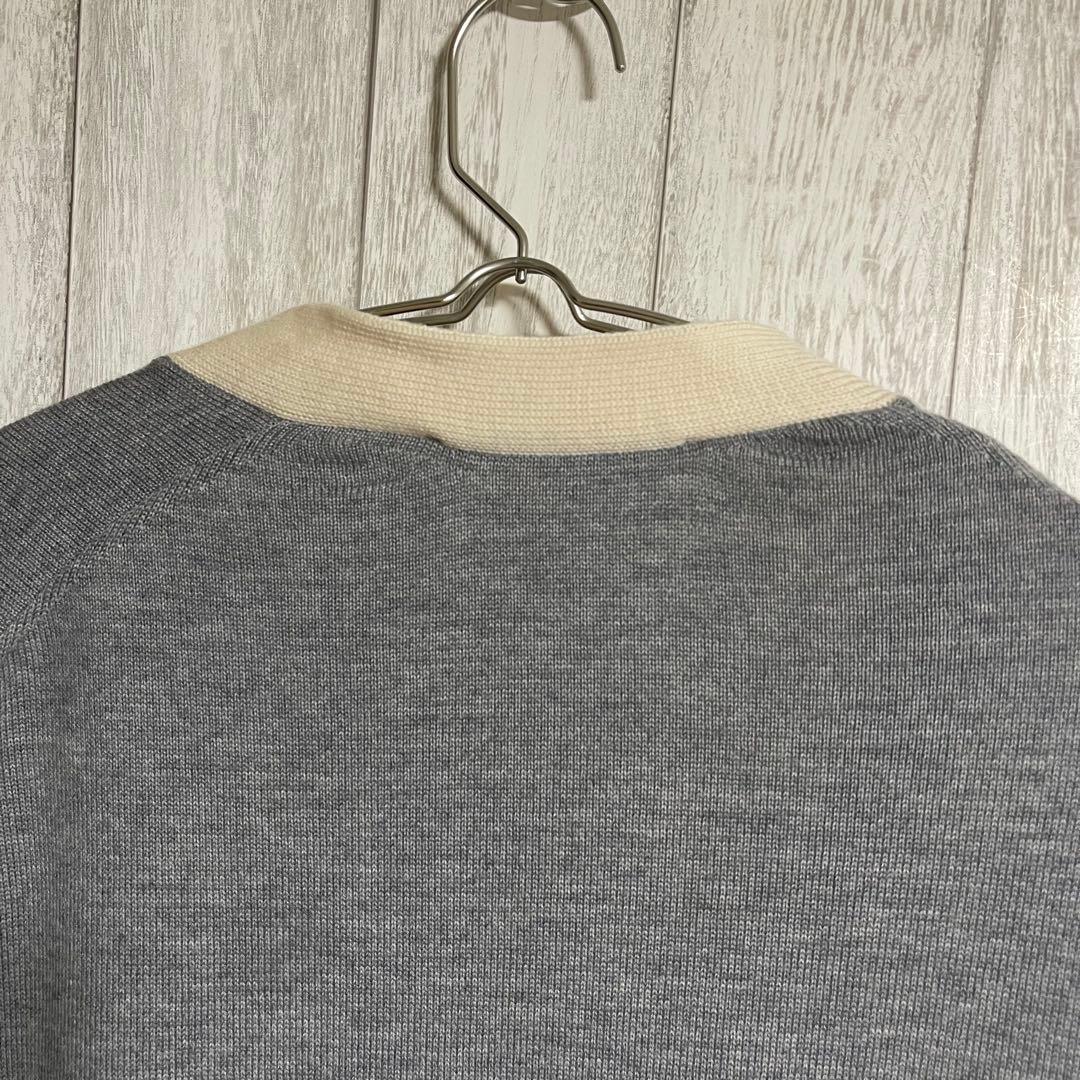 ワニワニメゾンキツネ 23AW メンズ カーディガン グレー L