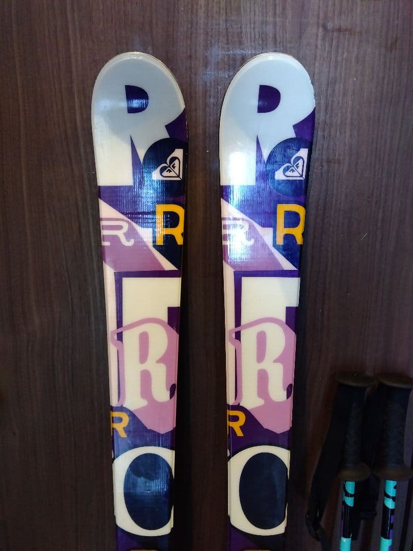 ♡女子に人気♡ROXY/学生・レディース用/スキーセット/メンテ・WAX済✔