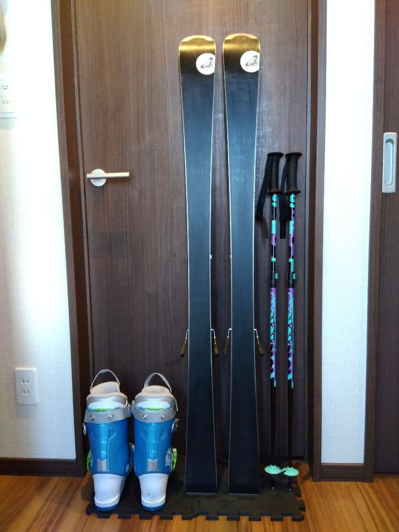 ♡女子に人気♡ROXY/学生・レディース用/スキーセット/メンテ・WAX済✔