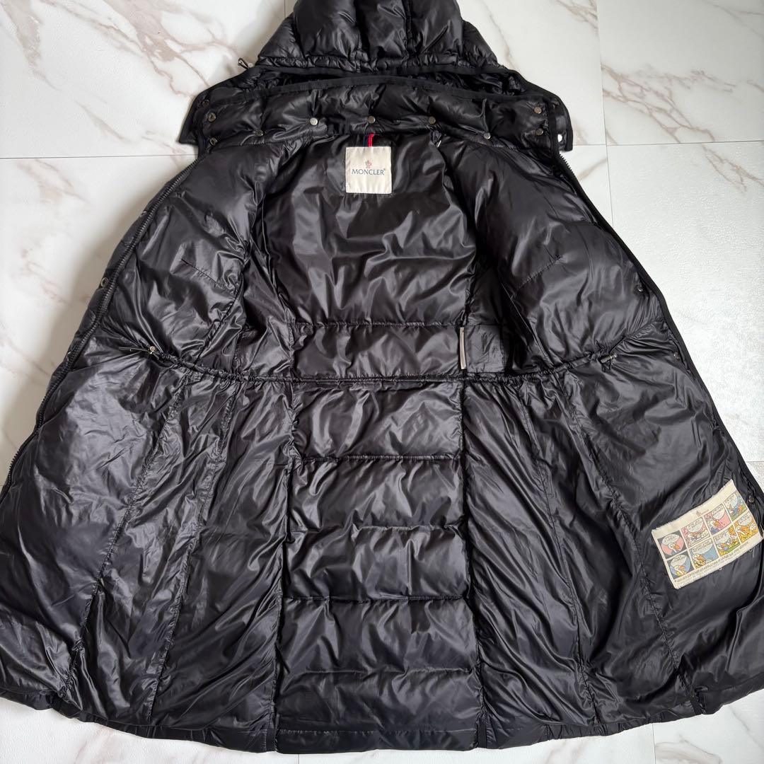 美品◆即完売品 MONCLER モンクレール エルミンヌ ダウンコート S 黒