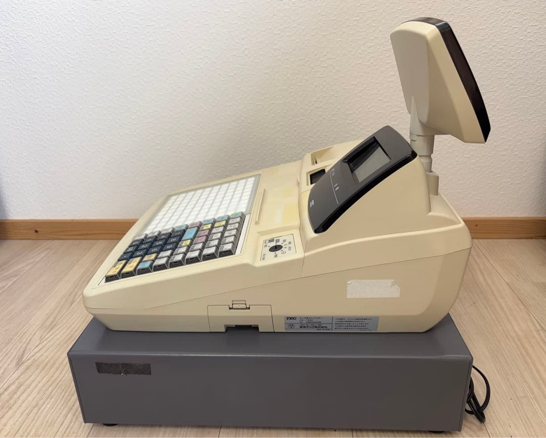 【動作OＫ】TEC 電子レジスター FS-1550 東芝テック -372-