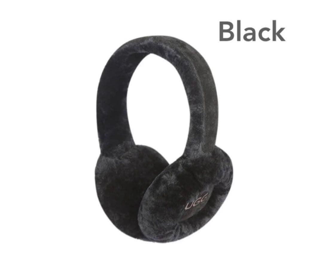 新品　アグ　UGG イヤーマフラー　イヤーマフ　黒　ブラック
