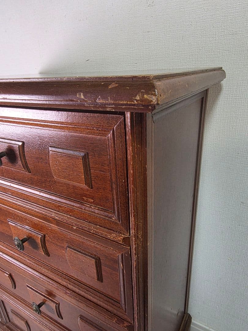 イタリア製　アンティーク家具　キャビネット　チェスト