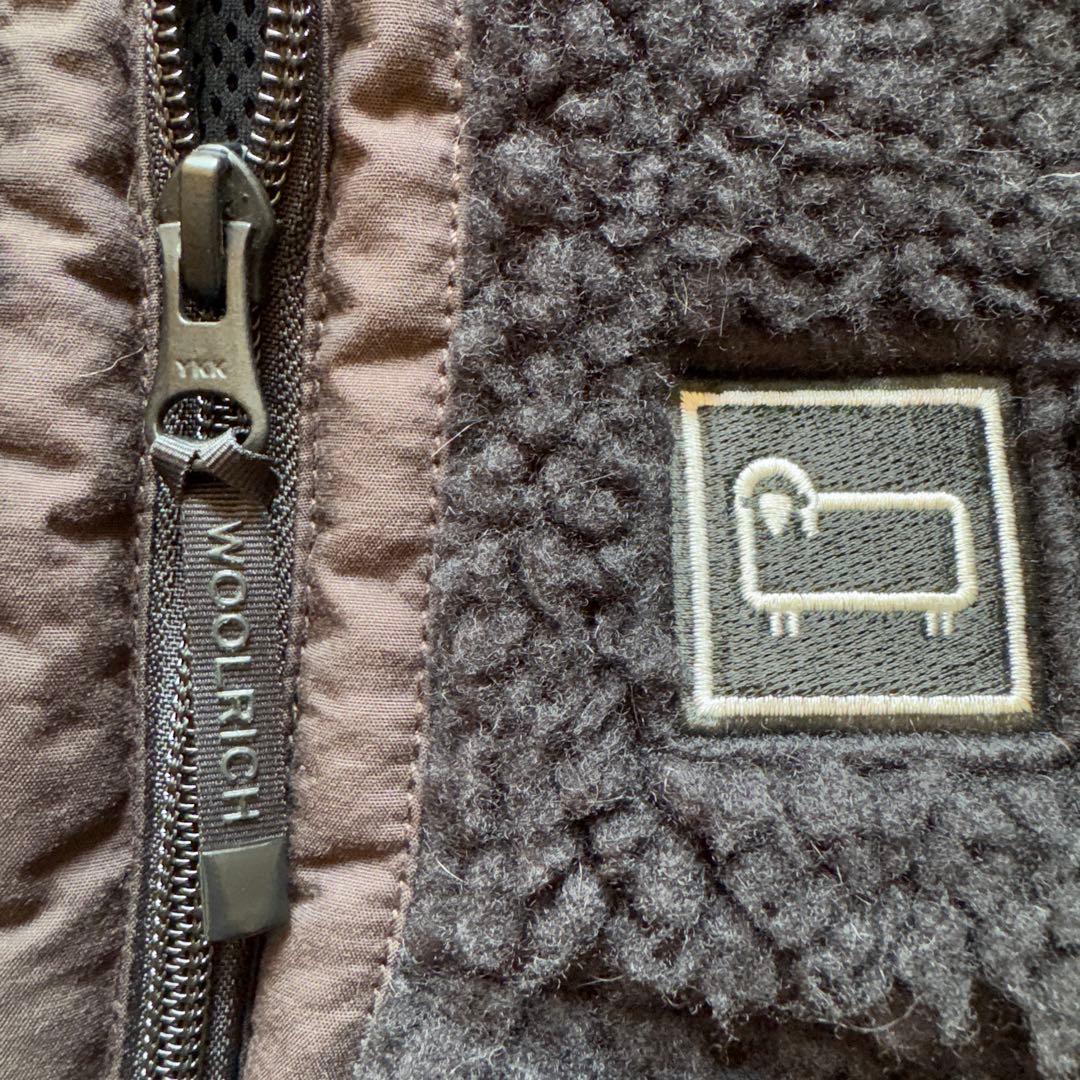 WOOL RICH ダークネイビー フリースジャケットXLサイズ