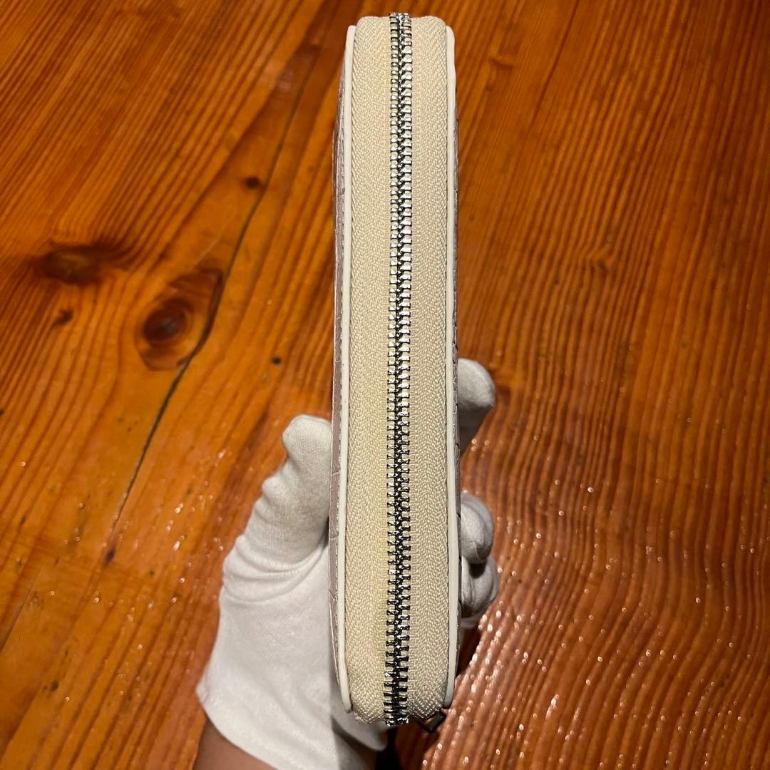 【新品・未使用】ヒマラヤクロコダイル　長財布　ラウンドファスナー　シャムワニ