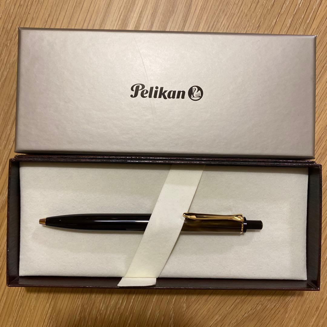 Pelikan ボールペン 黒 マーブルブラウン