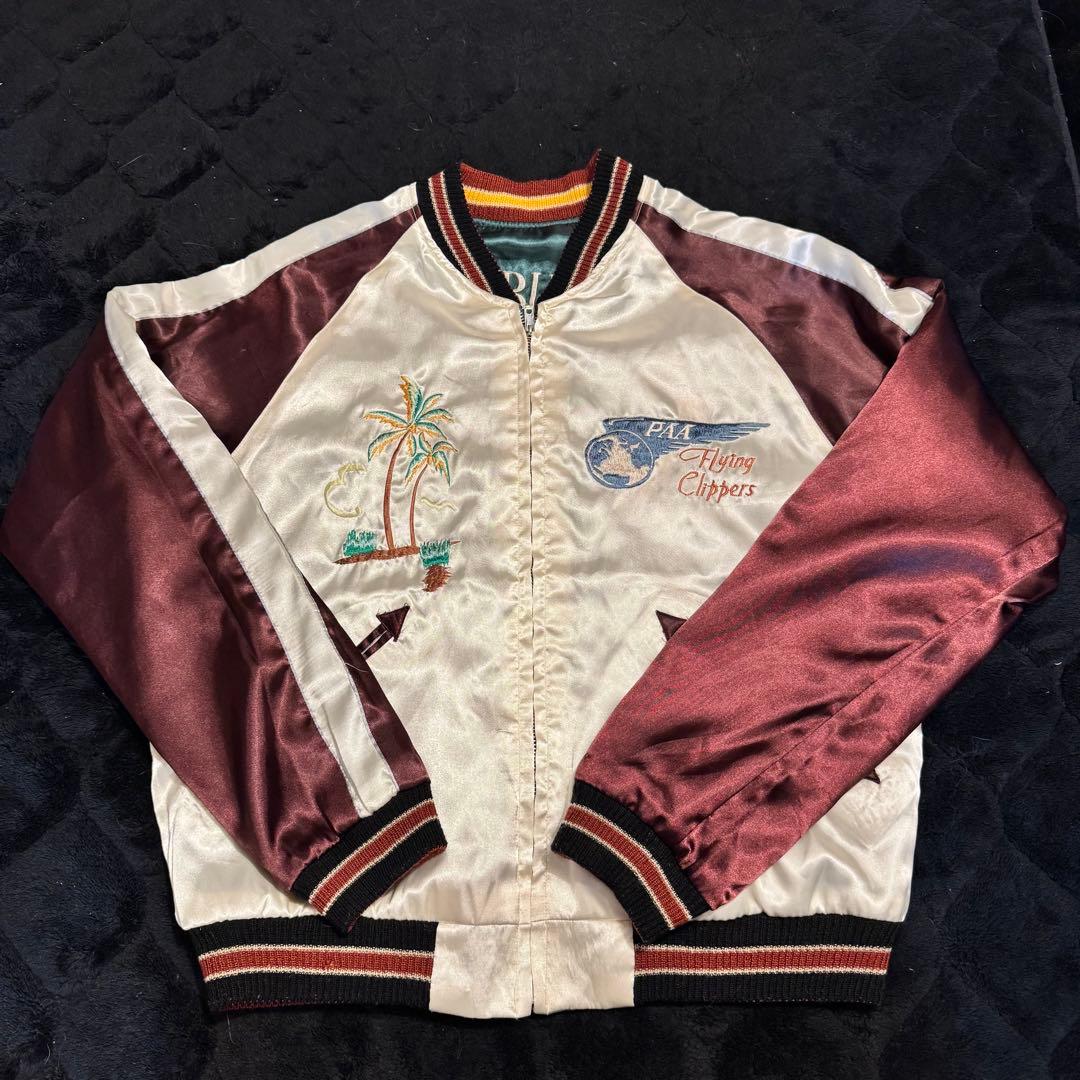 ブ*ー様 ✨美品✨テーラー東洋スカジャン リバーシブルインディアンハワイMサイズ