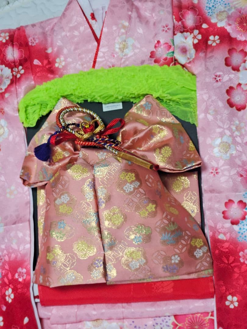 ❀新品・未使用❀絵羽柄 四つ身 15点 フルセット 七五三 お正月 ひな祭り