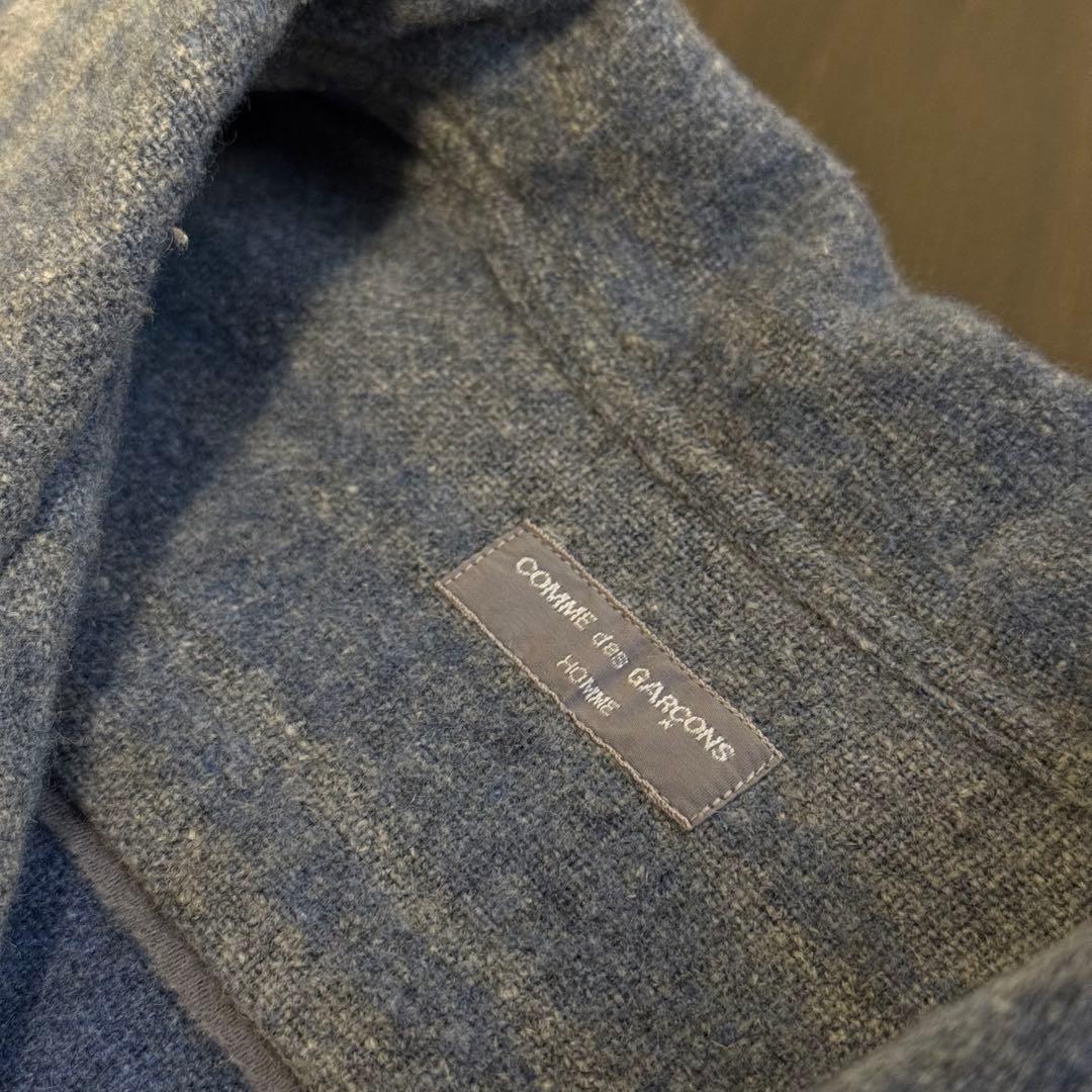 嬉*檎様 COMME des GARÇONS HOMME 開襟 ストライプシャツ