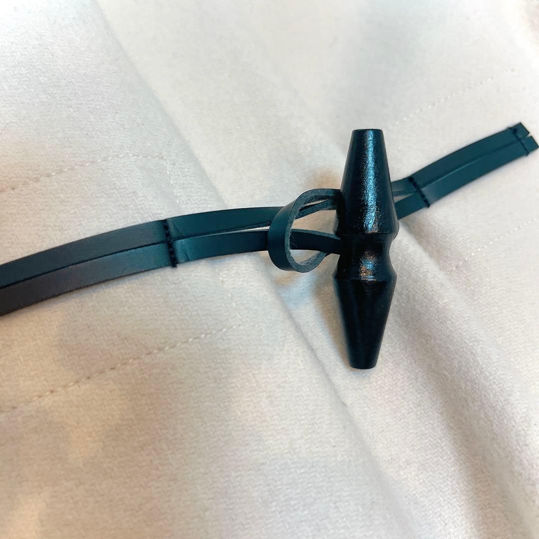 人気◆アンクレイヴ プルーフメルトンダッフルコート ロング丈◇オフホワイト 2