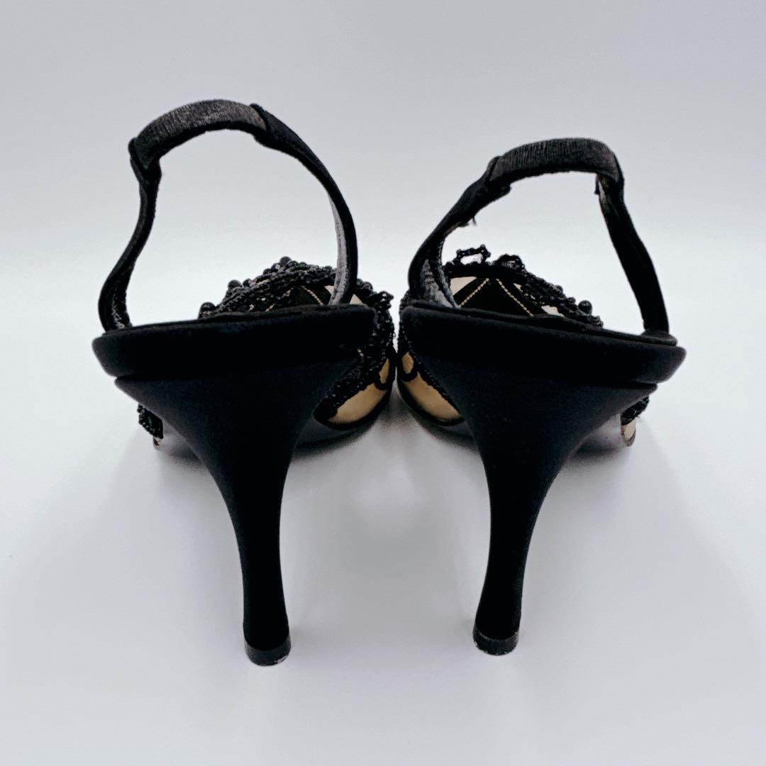 【美品】RENE CAOVILLA レネカオヴィラ ビジューハイヒール　パンプス