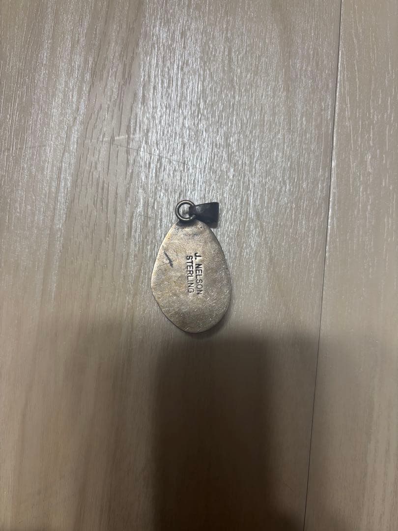 【ナバホ族】J. Nelson ターコイズ ペンダントトップ シルバー925