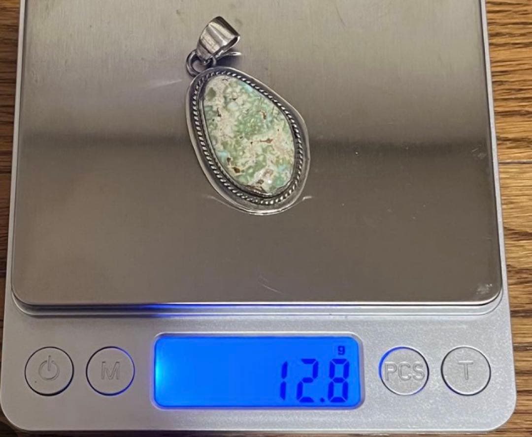 【ナバホ族】J. Nelson ターコイズ ペンダントトップ シルバー925