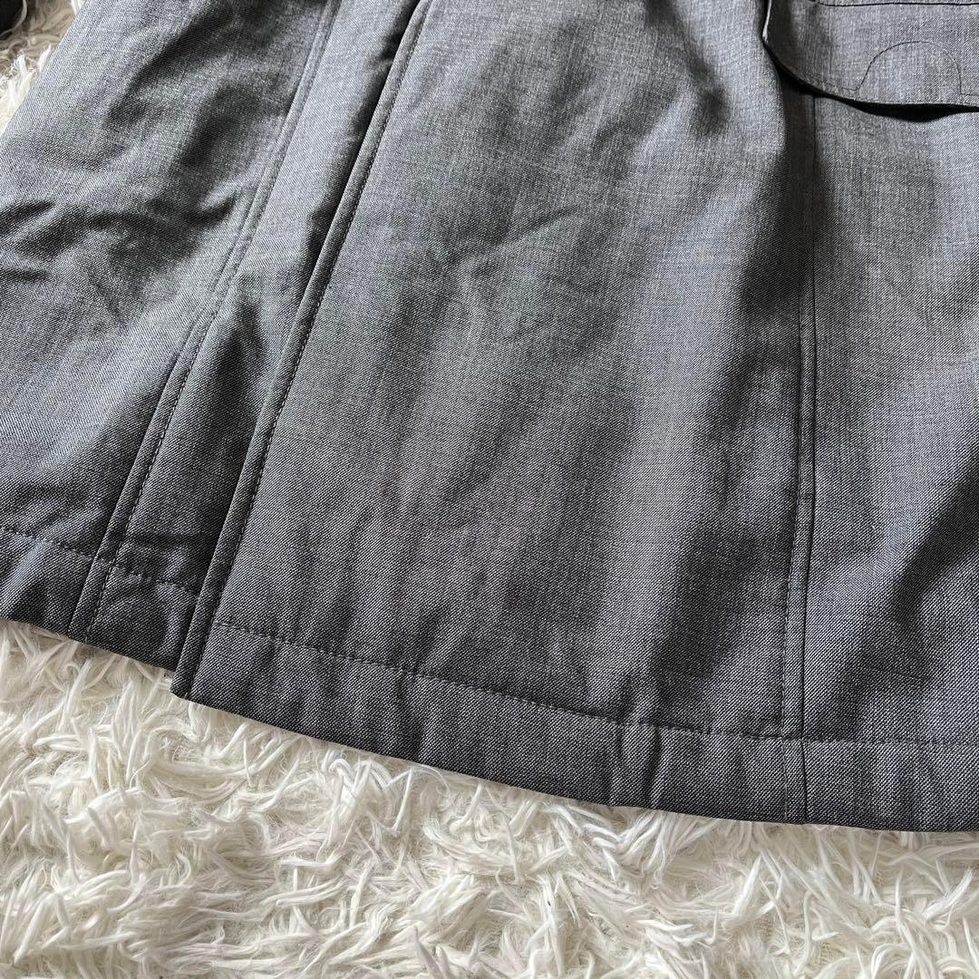 ARMANI アルマーニ メンズ トレンチコート ビジネス グレー