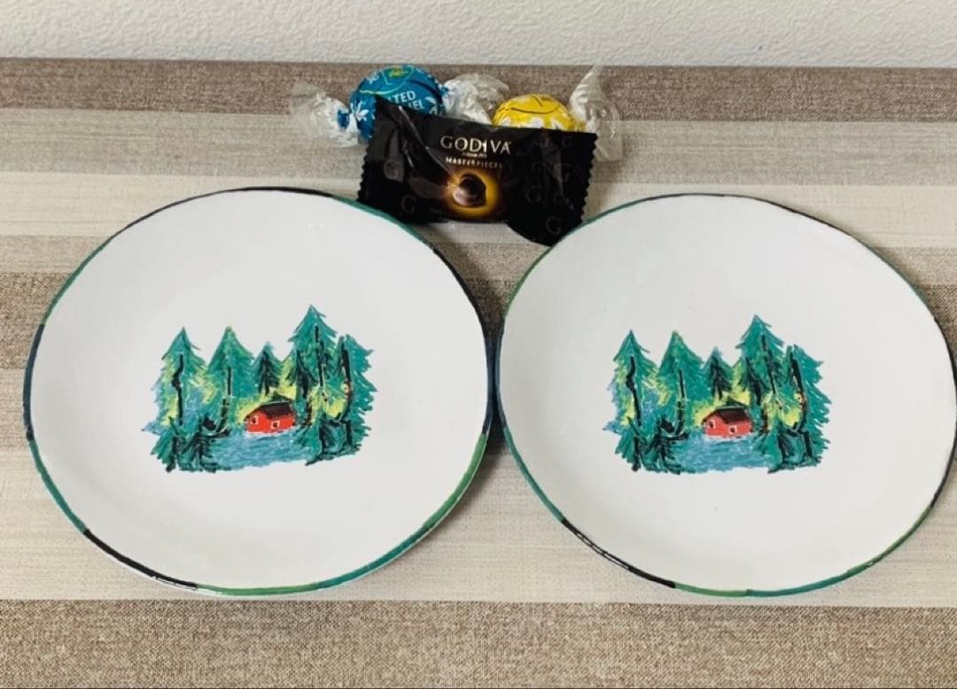 アスティエ　プレート2枚セット