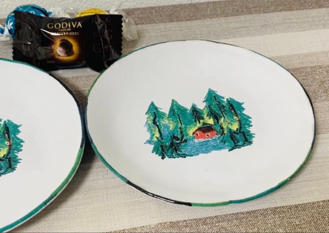 アスティエ　プレート2枚セット