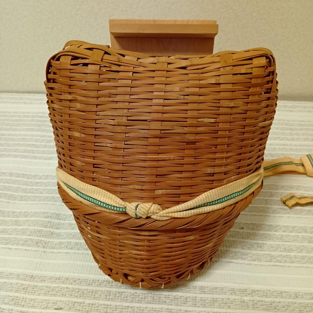 【名品】郡上魚籠　嶋数男作　重要無形文化財　新品未使用　希少