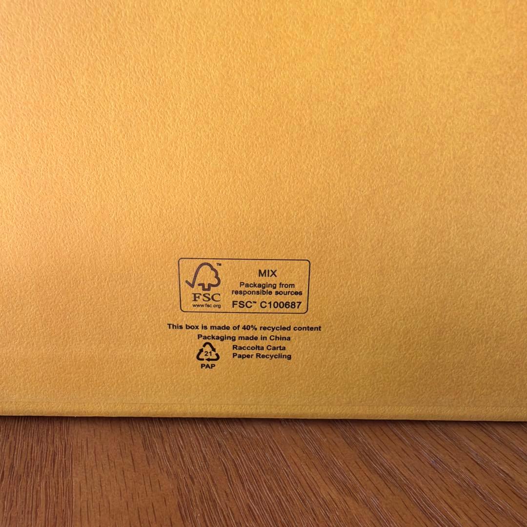 FENDI ギフトボックス イエロー 大