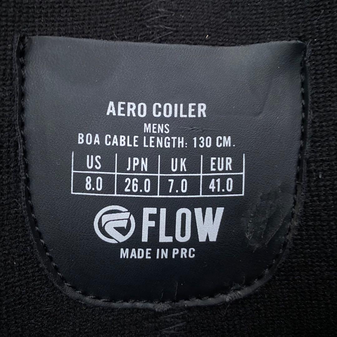 【美品】FLOW AERO COILER スノーボードブーツ　26cm ブルー