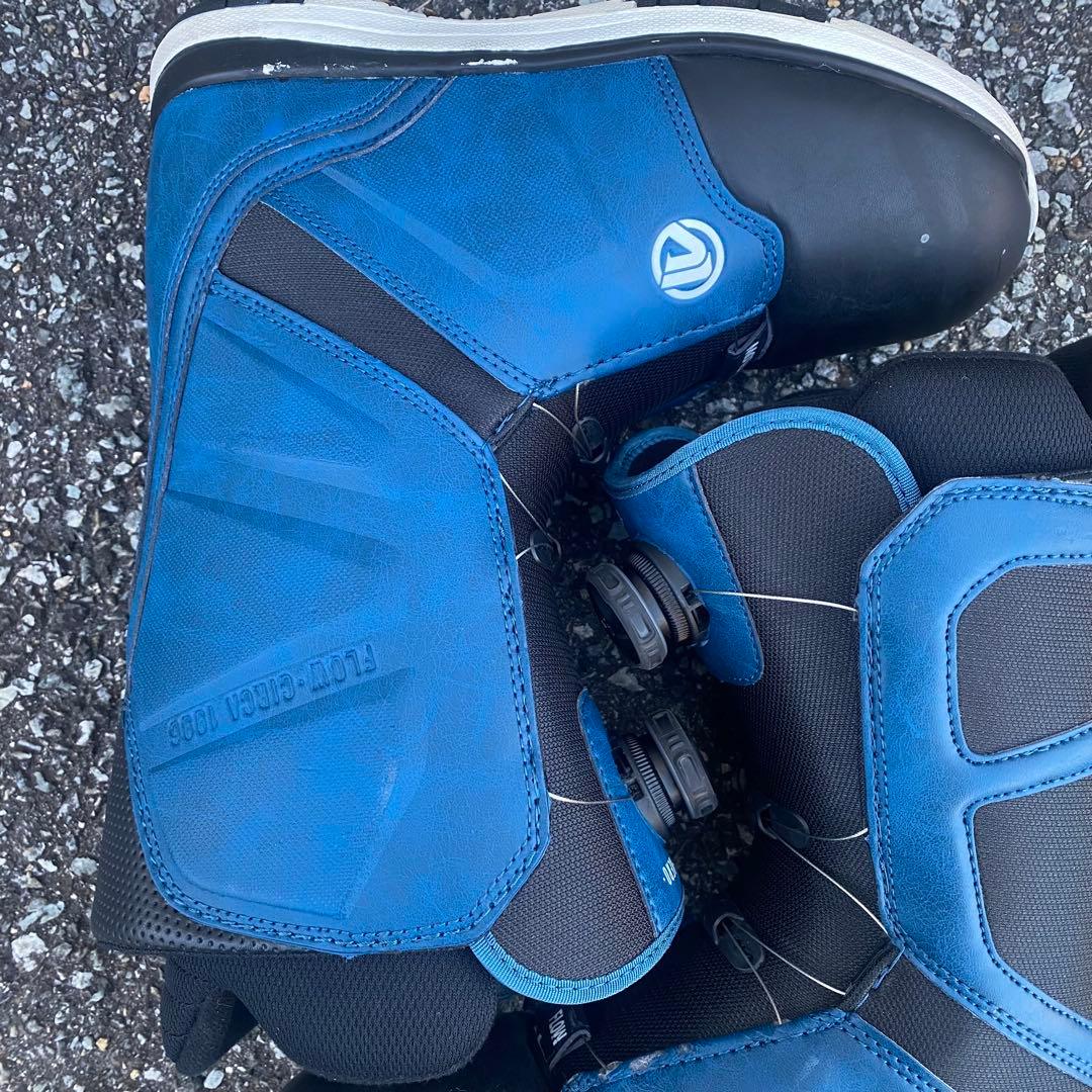 【美品】FLOW AERO COILER スノーボードブーツ　26cm ブルー