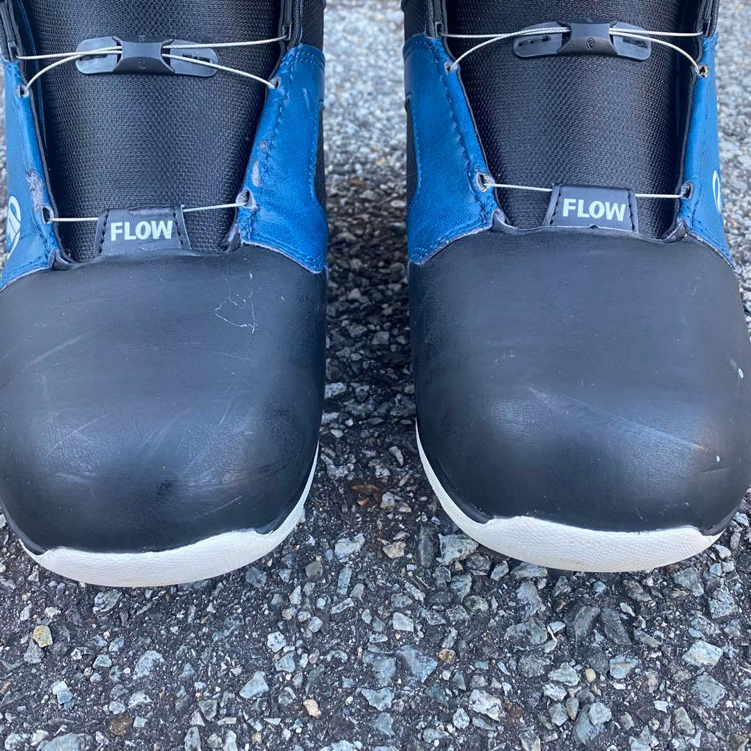 【美品】FLOW AERO COILER スノーボードブーツ　26cm ブルー