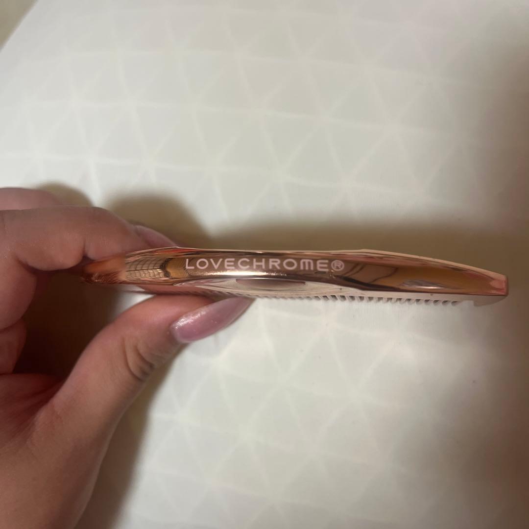 即購入可LOVECHROME ローズゴールドヘアコーム