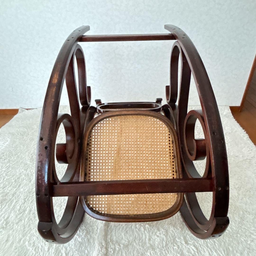絶品】ベントウッド ロッキングチェア　揺椅子 ヴィンテージ ラタン 藤