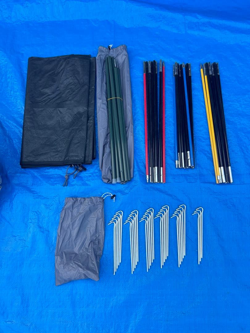 【美品】テントファクトリー 4シーズン トンネル2ルームテント