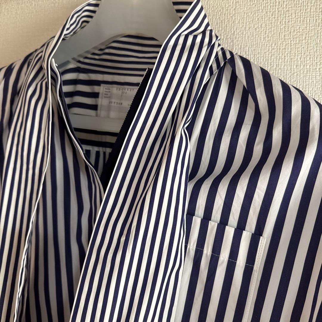 トップス sacai Thomas Mason COTTON POPLIN SHIRT
