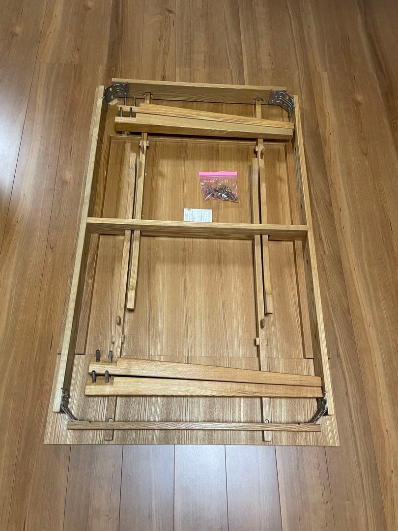 無印良品　木製 伸縮可能 ダイニングテーブル