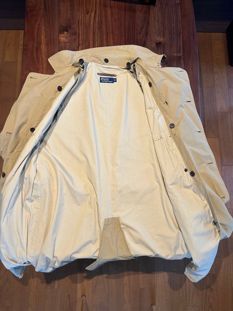 90s Polo Ralph Laurenトレンチコートライナー付