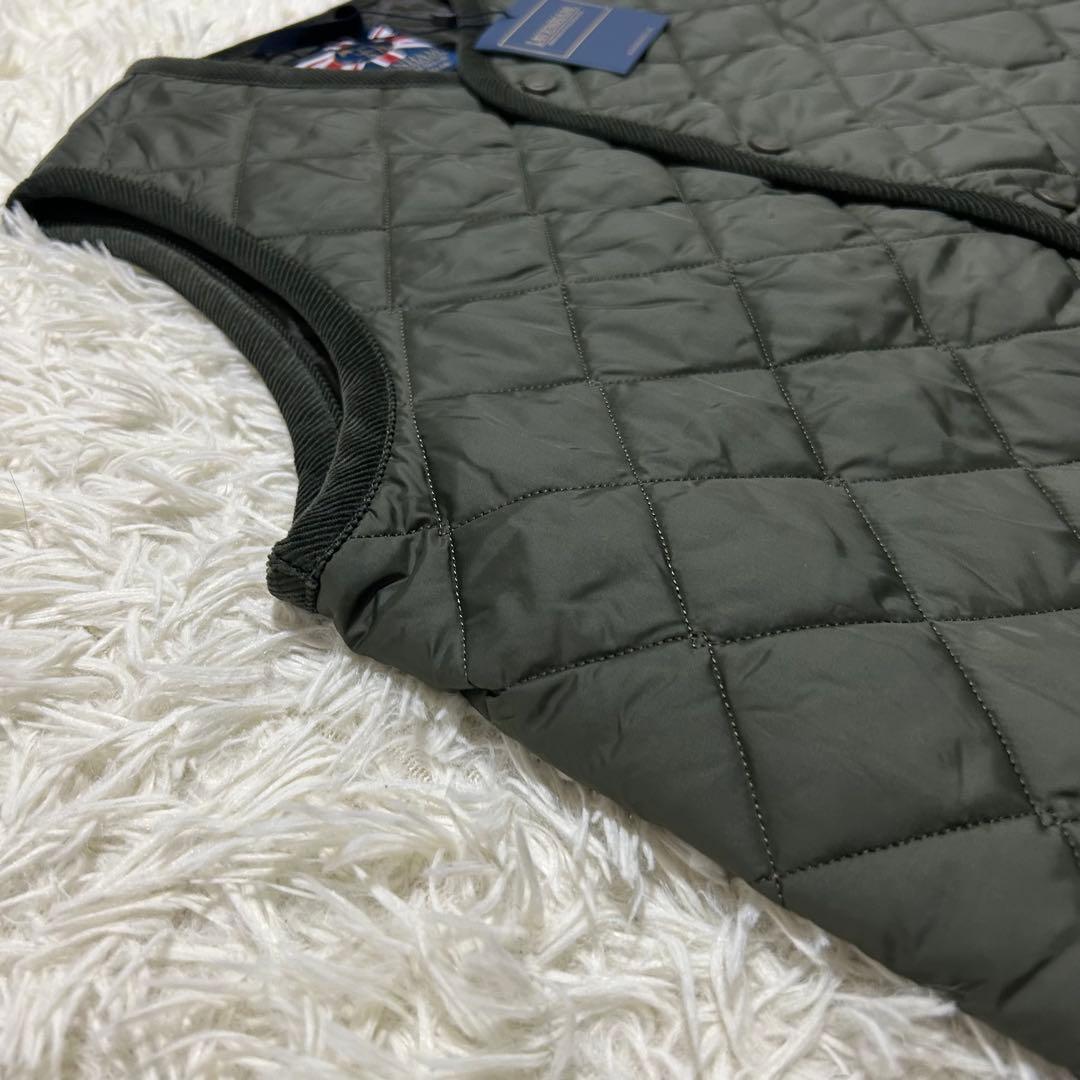 新品未使用✨現行 ラベンハム キルティング ベスト ナイロン カーキ 38