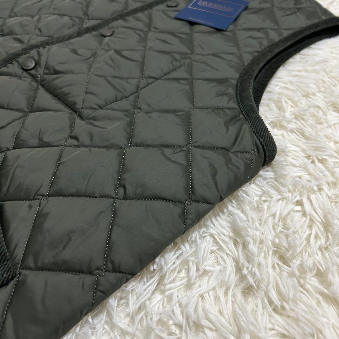 新品未使用✨現行 ラベンハム キルティング ベスト ナイロン カーキ 38