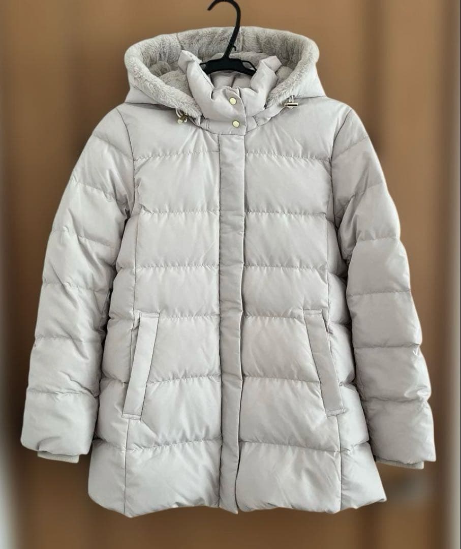 美品♪ GLOBAL WORK ⭐︎ ウツクシルエット撥水ダウンコート グレージュ