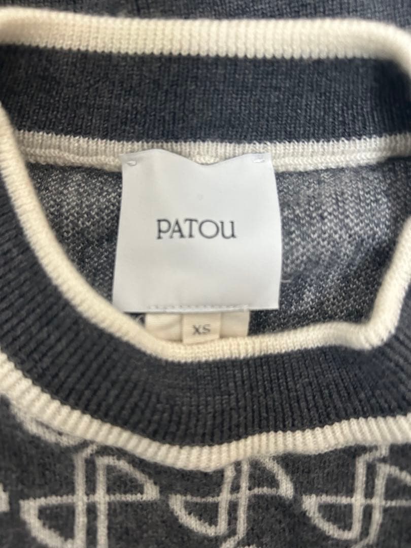 r*y様 PATOU グレー クロップドニット XS