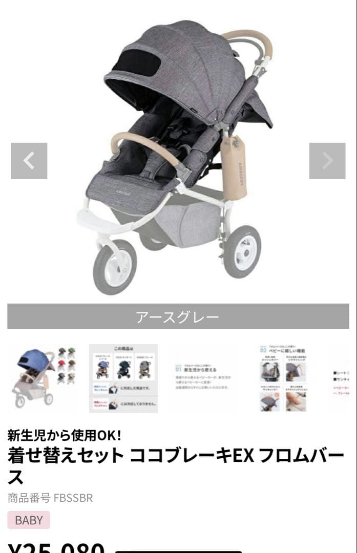 エアバギー　着せ替えセット　フロムバース