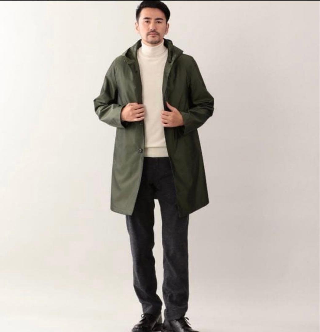 MACKINTOSH LONDON コート ステンカラー カーキ 38