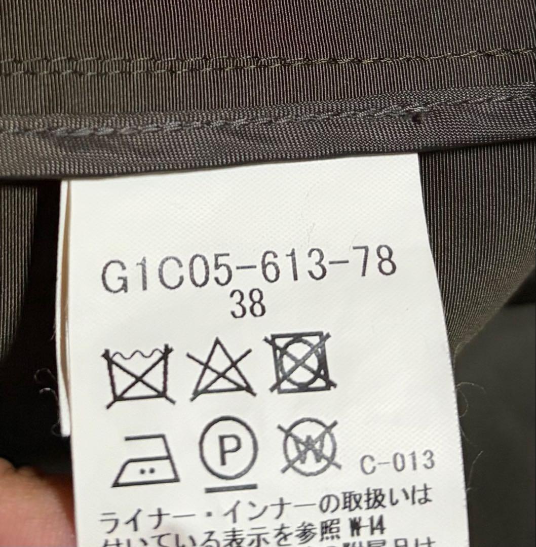 MACKINTOSH LONDON コート ステンカラー カーキ 38