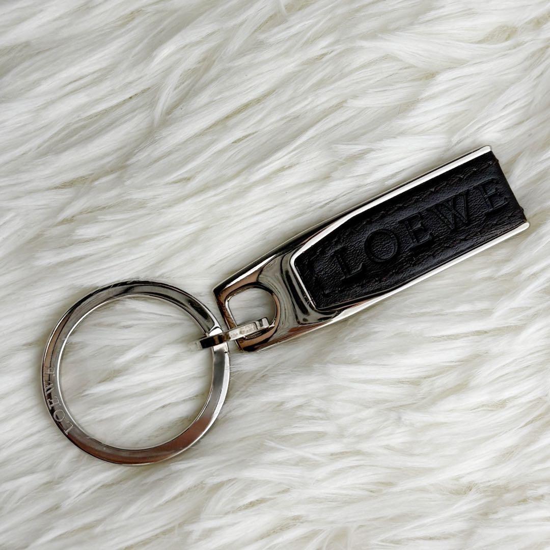 美品♡保存箱付LOEWE ロエべ ブランドロゴ キーホルダー キーリング