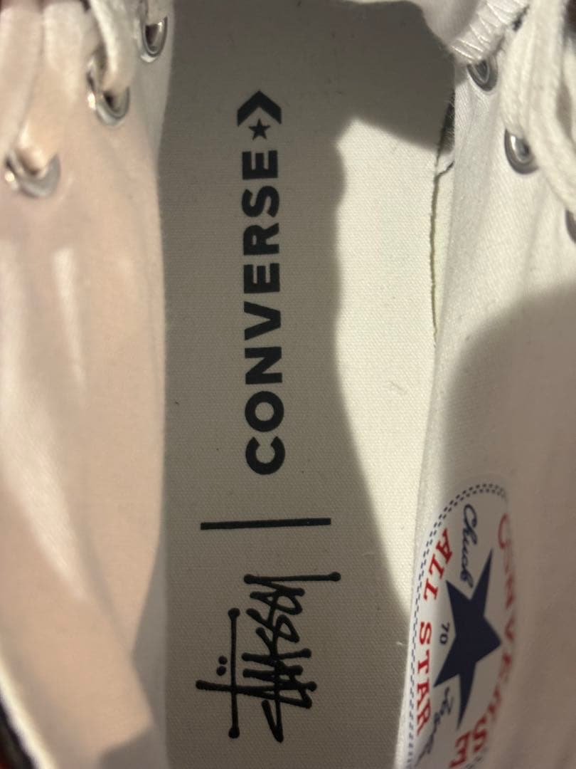 靴 stussy converse