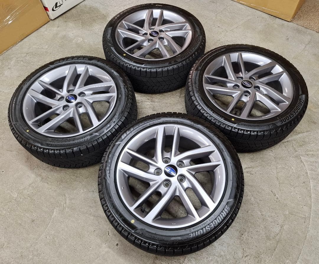 【超極上品】スバル レヴォーグ 純正 ホイールタイヤ 2022年 スタッドレス