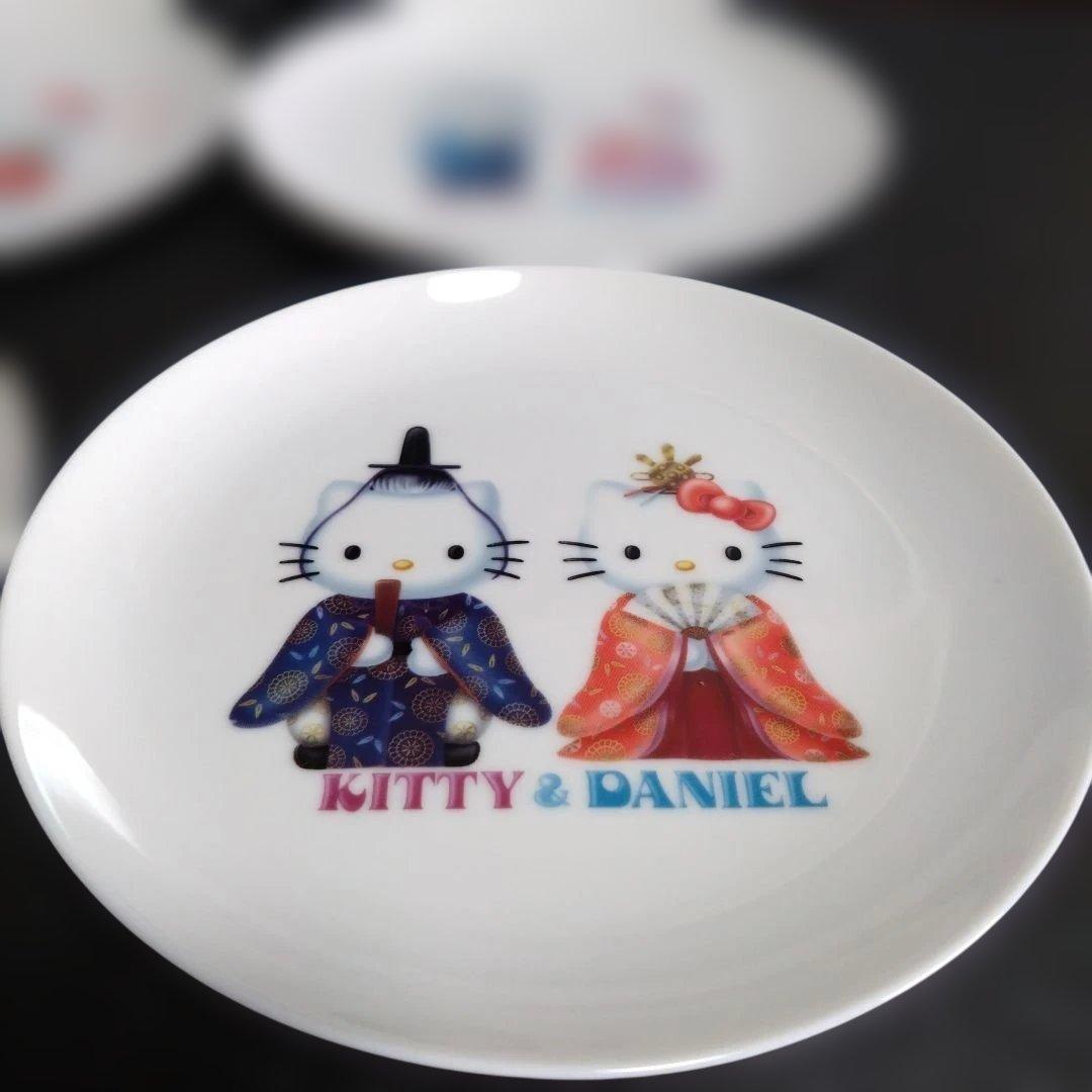 未使用 Hello kitty Daniel プレート6枚　キティ・ダニエル