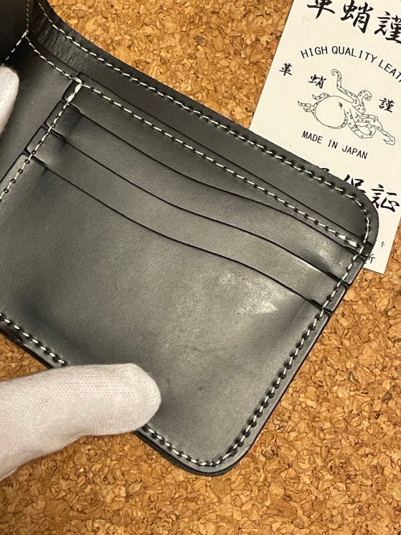 ◆感謝価格◆希少品◆革蛸謹製◆ヨーロピアンショートウォレット◆