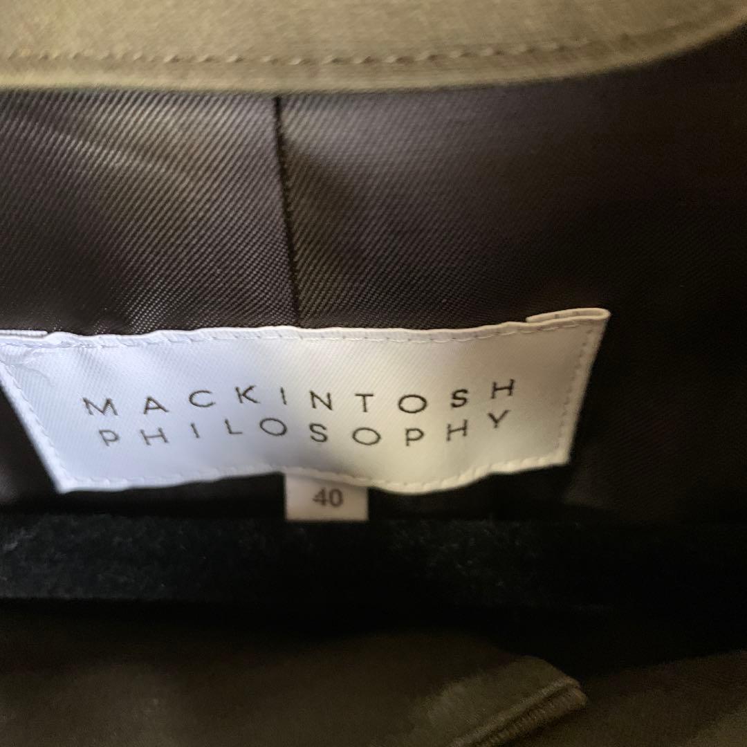 か*ん様 MACKINTOSH PHILOSOPHY ステンカラーコート 40