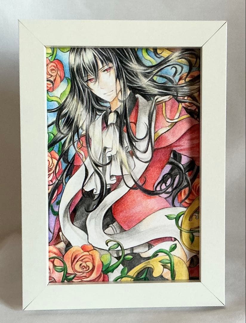 色鉛筆原画「光と祝福」
