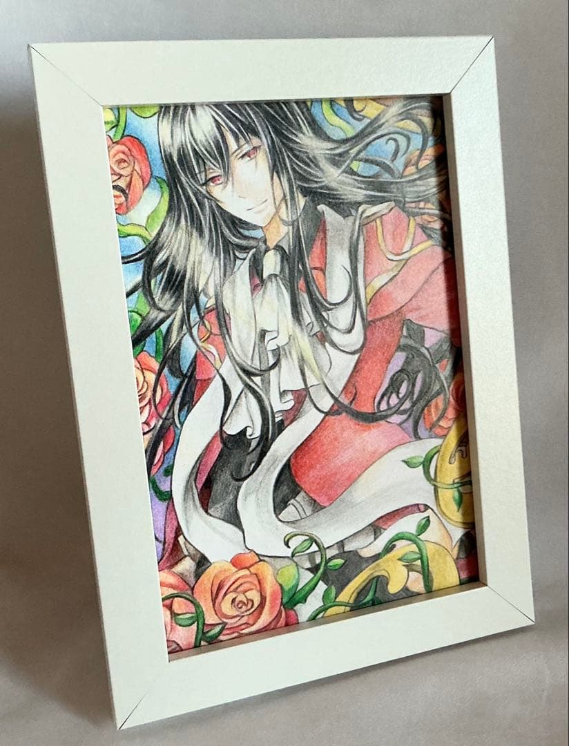 色鉛筆原画「光と祝福」